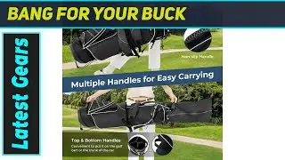 OFFICEJOY Golf Stand Bag: Your Game's New Lightweight Powerhouse!