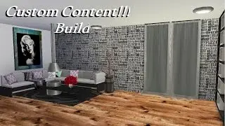 Custom Content?!? | CC House - Speed Build!!!