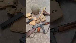 US Army Thompson SMG gunner rig #ww2 #history #pacifictheater #battleofmanila #airsoft #viralvideo