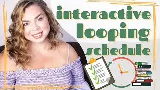 UPDATED HOMESCHOOL DAILY SCHEDULE | LOOPING SYSTEM | 2021-2022 HOMESCHOOL YEAR