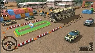 Army Bus Parking Simulation Game 2023: