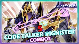 5 CODE TALKER @IGNISTER MUST KNOW COMBOS IN YUGIOH MASTER DUEL