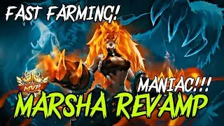 Masha Revamp Best Build Item Fast Farming MANIAC!!! Game Play || Mobile Legends Bang Bang