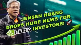 🔥 Jensen Huang Drops Huge News for Nvidia Investors! 🚀 | NASDAQ: NVDA | Stock Market | Trading | AI