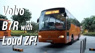 Volvo B7R Liannex-ComfortDelgro with loud ZF Ecomat!