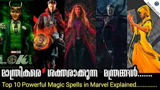 Top 10 Powerful Magic Spells in Marvel Cinematic Universe in Malayalm @COMICMOJO