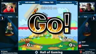 CTmelee #69 - Noodles (Fox) vs. Scale (Sheik, Marth) - Loser's Quarters SSBM Tournament