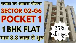 DDA Narela Sector G2-G6 EWS LIG 1 BHK Flat | DDA Sabka Ghar Housing Scheme 2025 | Flats in Delhi