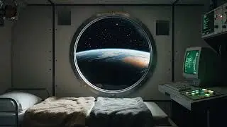 10 HOURS Orbital Space Station Ambiance 🚀 Low Frequency Machine Hum for Deep Focus, Sleep & Coding