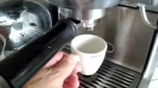 Breville Espresso maker demonstration for Michael!
