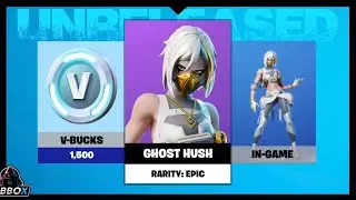 UNRELEASED &ldquo;GHOST HUSH&rdquo; SKIN SHOWCASE!!! - Fortnite Battle Royale