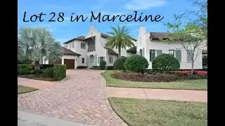 Lot 28 interior/outside in the Marceline neighborhood, Golden Oak (in WDW), Florida;  March 27, 2022