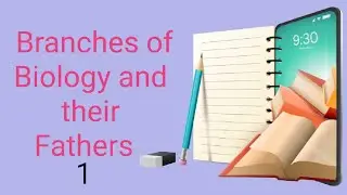 branches of biology and their fathers