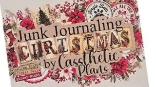 🎄 Junk Journaling Christmas Sticker Book Flip Through! 🎄