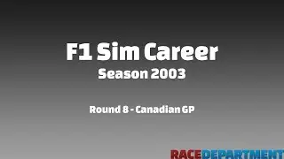 RD F1 2003 Round 8 Canadian GP | GP4