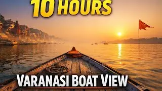 Varanasi Boat View for 30 minutes 🌊 | Peaceful Ganga River | Relaxing & Meditation
