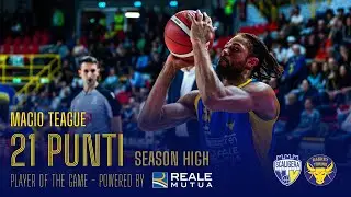 MaCio Teague Season-High 21 PTI | Verona-Torino 75-58 | Player of the Game - Powered by Reale Mutua