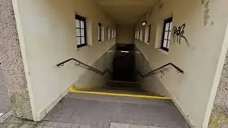 Fußgängertunnel am Ludwigsluster Bahnhof