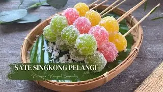 Sate Singkong Pelangi Jajanan Pasar Jadul Cantik, Kenyal, Empuk, Enak, Ekonomis!