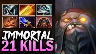 Игровой процесс Pudge с Radiance и Shivas Guard &mdash; Дорога к Dota 2 7.40