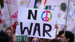 Roma: in migliaia in piazza con il M5s contro il piano di riarmo dell'Ue