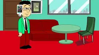 Dark Fire Blast Bro Breaks Principal Eric's Lamp/Grounded