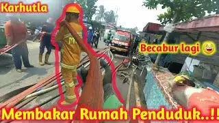 Jaya 65 Jl Malintang Gambut Kab.Banjar | Meluncur ke Lokasi Kebakaran Rumah