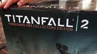 Titanfall 2 vanguard srs collectors edition helmet unboxing by my son