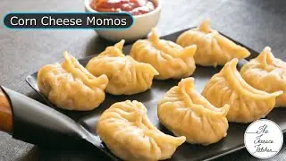 Corn Cheese Momo Recipe | Steamed Cheesy Corn Momos ~ The Terrace Kitchen