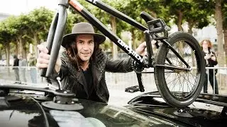 BMX Pro Francisco &ldquo;Coco&rdquo; Zurita in the Gumball 3000 Supercar Rally
