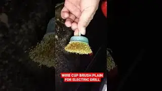 WIRE CUP BRUSH PLAIN FOR ELECTRIC DRILL