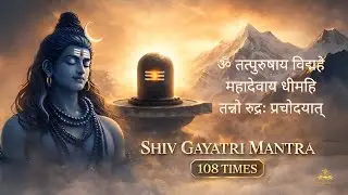 Powerful Shiv Gayatri Mantra 108 Times | ॐ तत्पुरुषाय विद्महे | Deep Meditation & Peace
