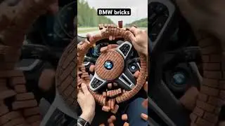 Bricks BMW Steering Wheel - Will it Grind Or Steer? (POV) #shorts #asmr #bmw #usa