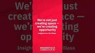 &ldquo;We&rsquo;re not just creating space &mdash; we&rsquo;re creating opportunity.&rdquo; 💡