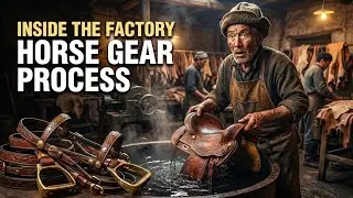 Inside Central Asia&rsquo;s Leather Factory &ndash; (Full Process) How Horse Gear Is Made
