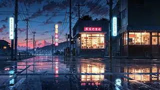 Lonely Caf&eacute; After Rain ☕🌧️ | Piano for Sleep & Focus 🎶🌙