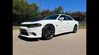 Dodge Charger R/T 392 Scat Pack 2016 года выпуска, цвет слоновая кость, артикул #SGDG468. Разборк...