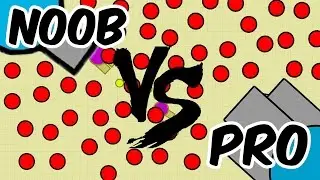 NOOB vs. PRO - Diep.io