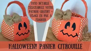 Tuto Couture Halloween Panier Citrouille Patron Gratuit