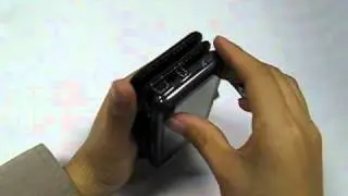 PDair Leather Case for HTC 7 Pro T7576 - Book Type (Black)