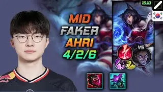 Ahri Mid Build Faker Malignance Electrocute - LOL KR Challenger Patch 15.10