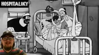 Popeye the Sailor - Hospitaliky (1937) - First Time Watching: A Battle in the Hospital!