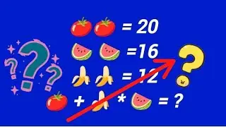 🧠 Only 1% Can Solve This Fruit Math Puzzle! (Live Challenge)