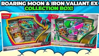 Pokemon Roaring Moon & Iron Valiant ex Box OPENING!