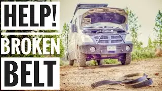 HELP!!  Broken Sprinter Belt.  AC Clutch Pulley Problems