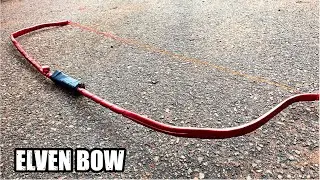 Elven Steel Bow Making Out Of Spring Steel