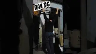 Day 36/100 pull ups with a herniared disc. #health #motivation #phonk #recovery