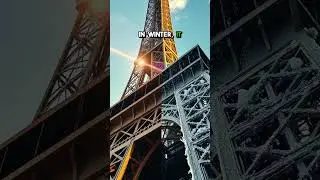 The Eiffel Tower Actually Grows?! 🗼🌞 #Shorts