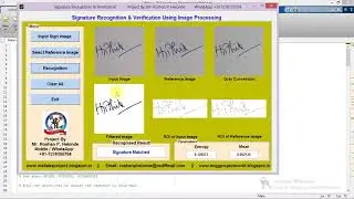 Matlab Code for Signature Recognition and Verification Using Image Processing