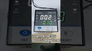 KTM- 776 as Off Delay Timer i therm Programming Settings #timer #electronic #arduino #sensor